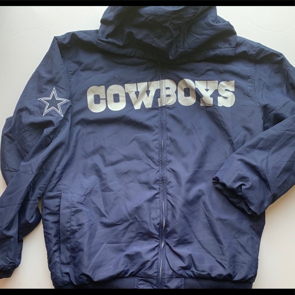 dallas cowboys reversible hoodie